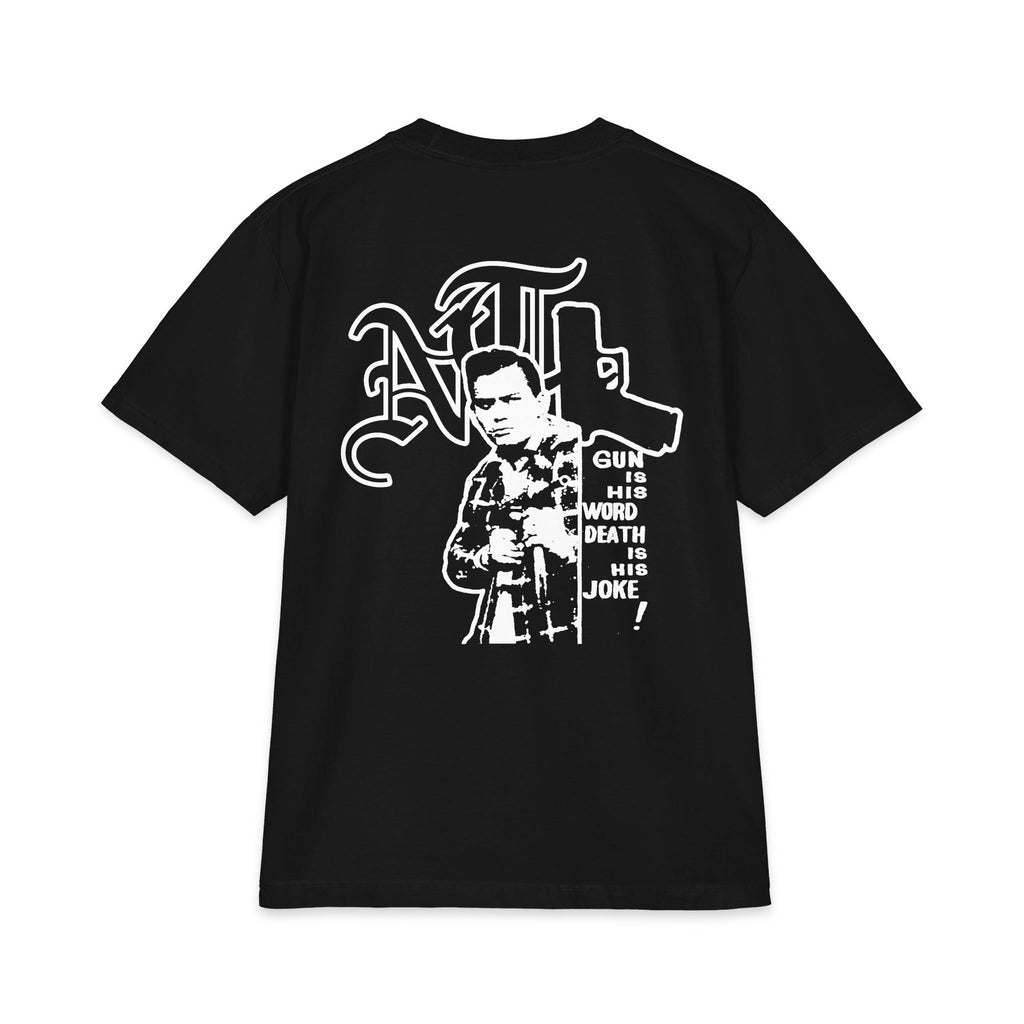 'Gun is Word, Death is His Joke' - ASIONG T-shirt