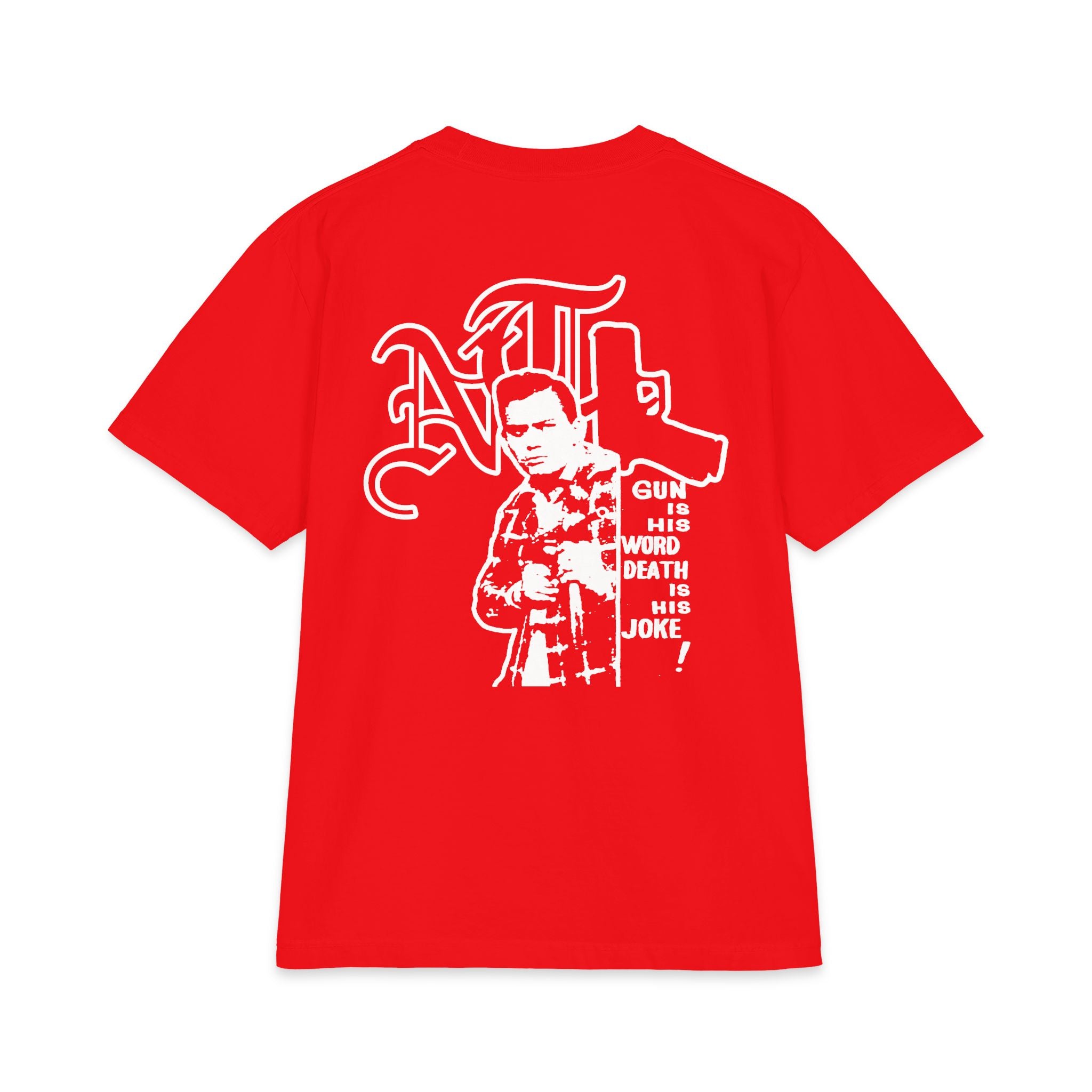 'Gun is Word, Death is His Joke' - ASIONG T-shirt